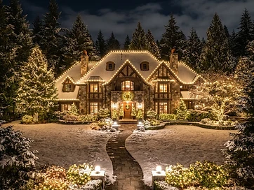 Commercial Grade holiday lighting installation