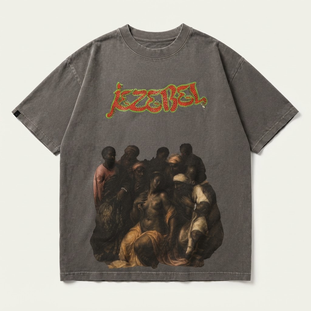 Jezebel Tee — Charcoal