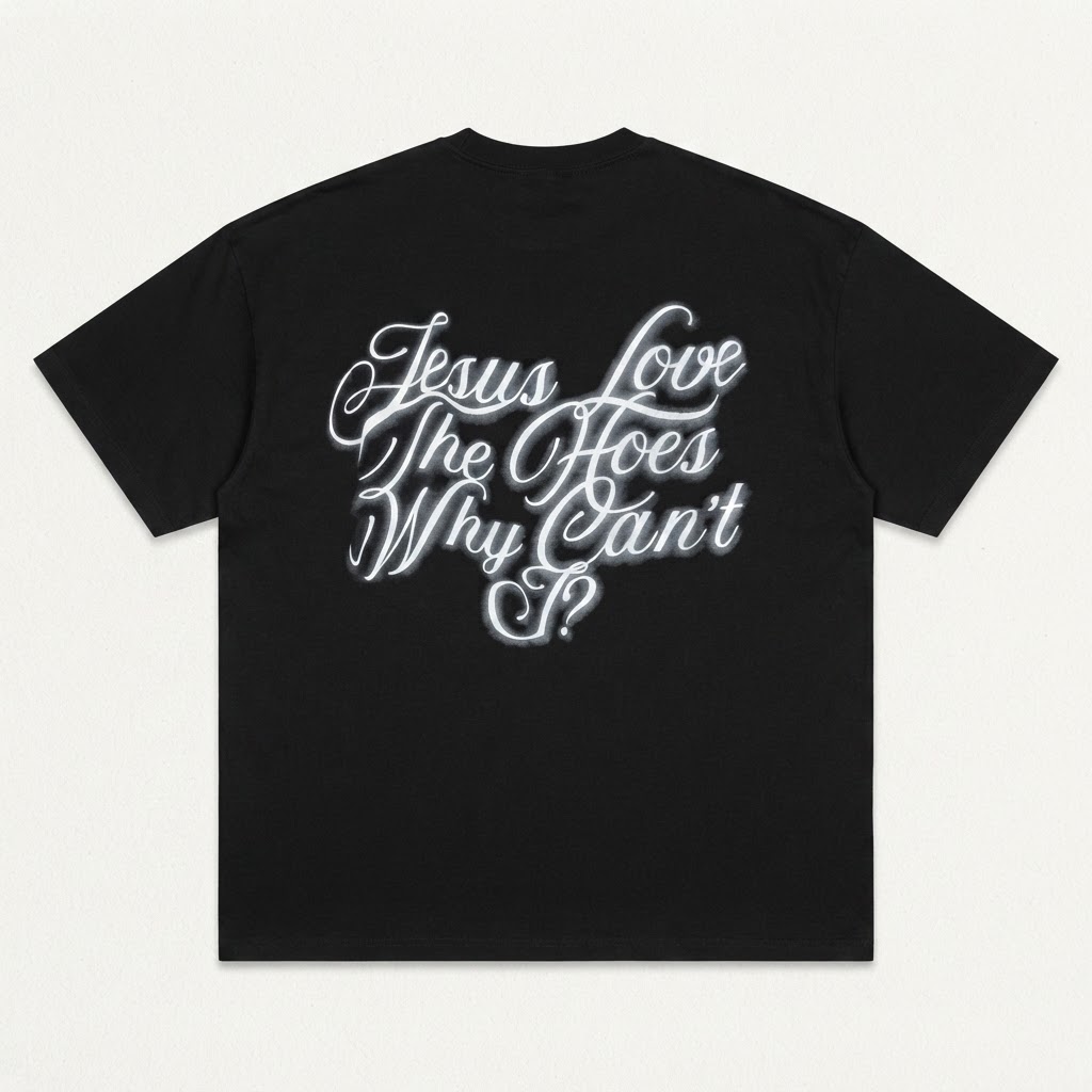 Jezebel Tee — Black — back