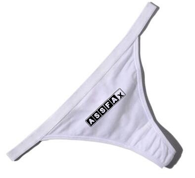 ASSFAX Thong — White