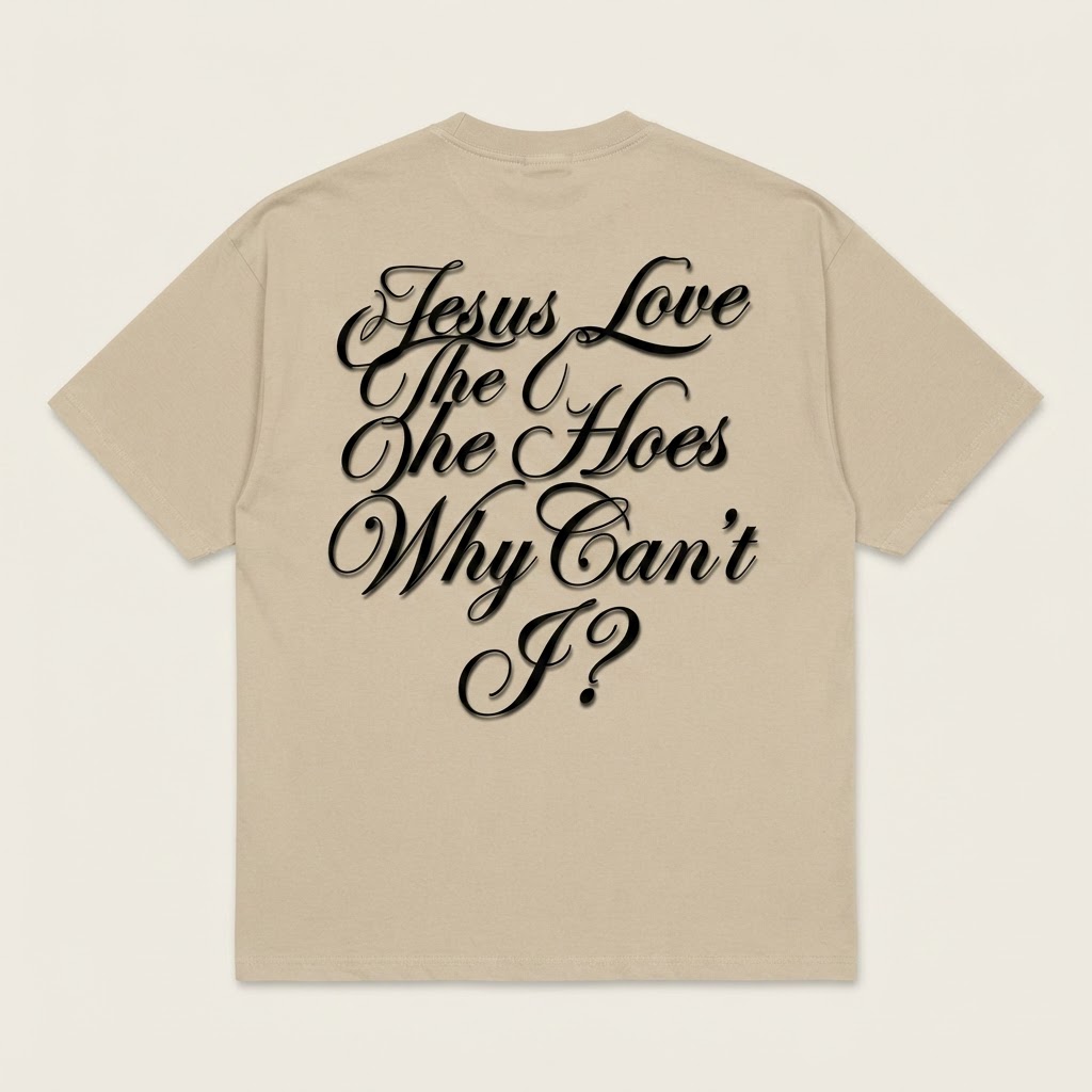 Jezebel Tee — Sand — back