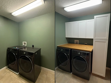 Laundry room remodel by TAZPRO Handyman LLC