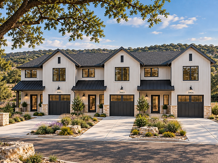 Multifamily painting in Boerne, Texas by Straight Edge Painting Company.