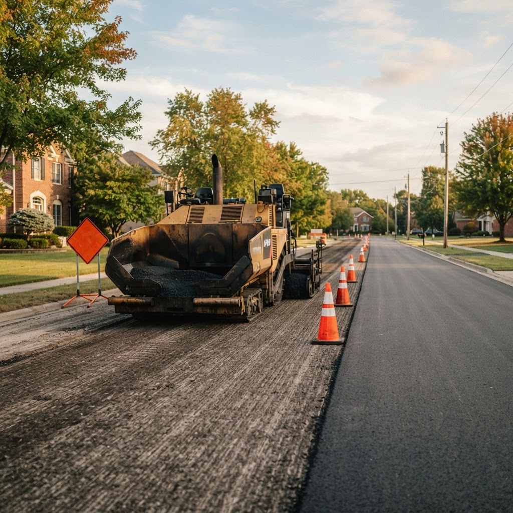 New Lenox Road Resurfacing Project Continues This Week