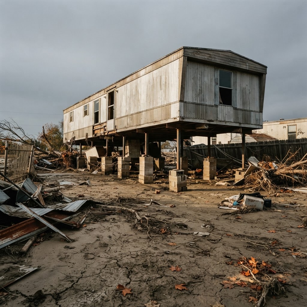 After a flood, some manufactured home residents sometimes have nowhere safe to rebuild