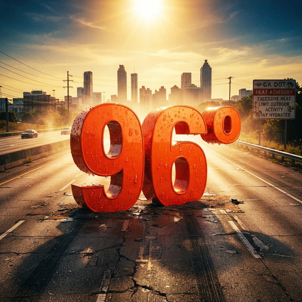 Weather title card: Georgia Weather: Holiday Heat Alert for Labor Day Weekend in Atlanta