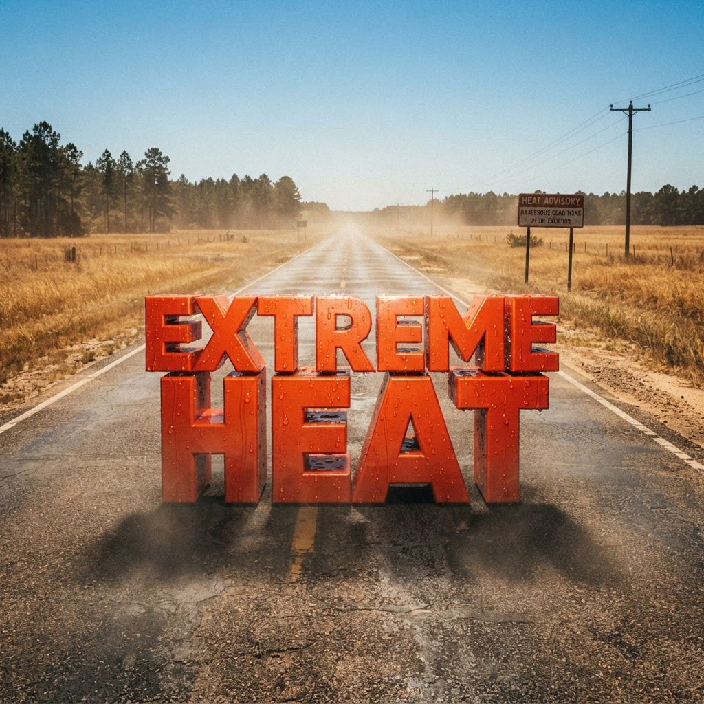Weather title card: Louisiana Weather: Heat Intensifies for Labor Day Weekend in Shreveport