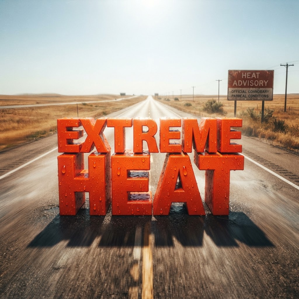 Weather title card: Omaha, NE Weather: Persistent 94° Heat Stays for Labor Day Sept. 7