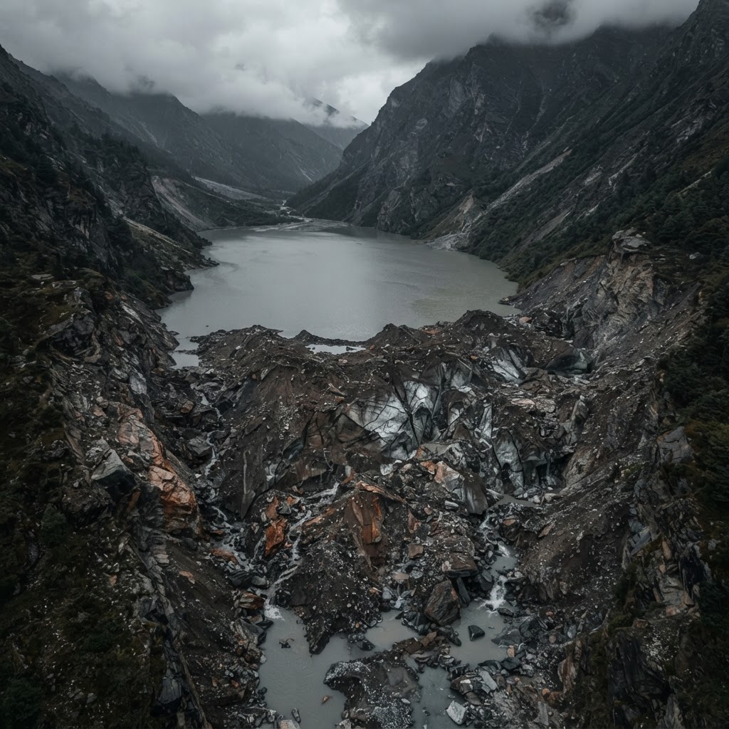 Why a newly formed lake is sparking fears of more flooding along the Nepal-China border