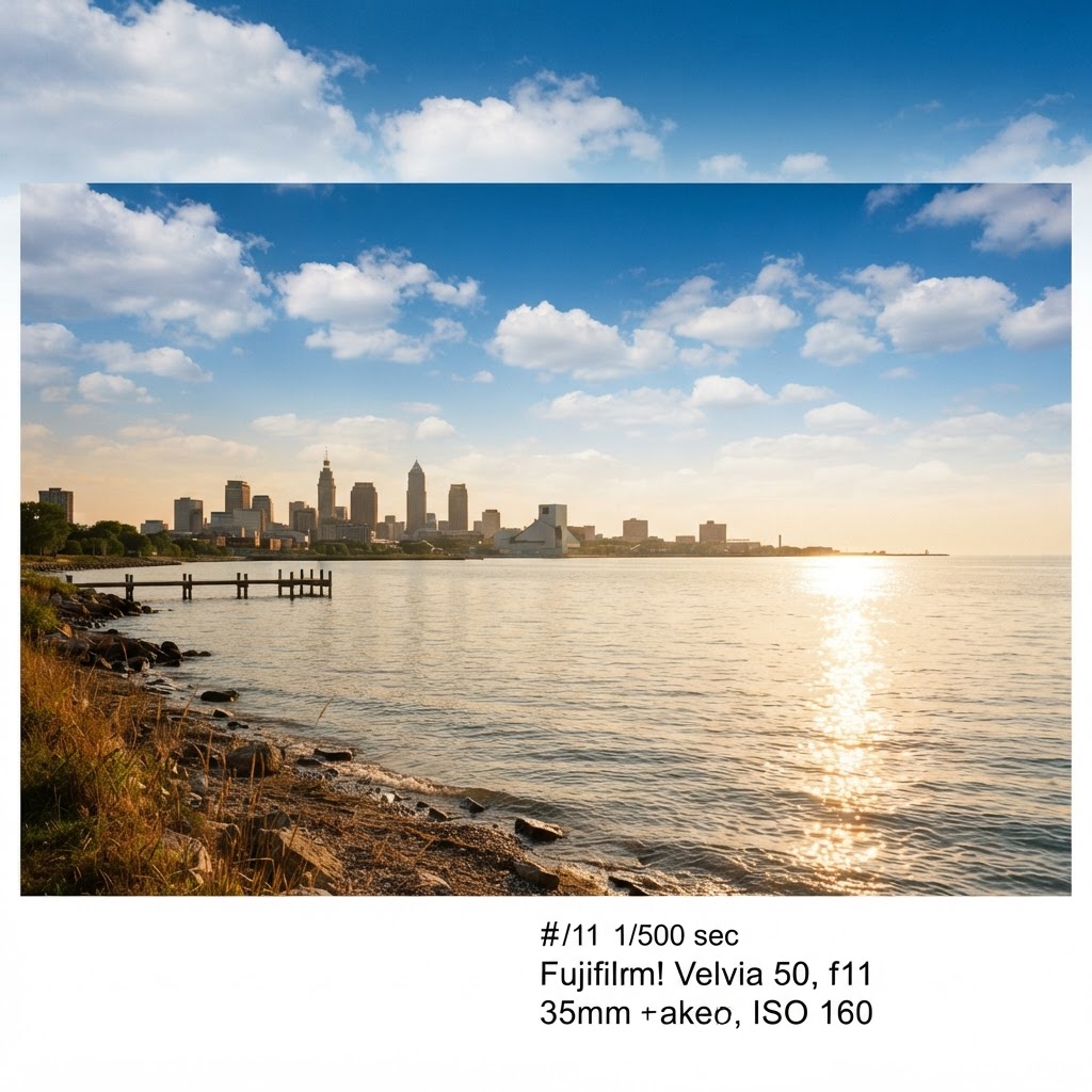 Weather title card: Cleveland, OH Weather: Sunny Labor Day Relief Arrives in Northern Ohio