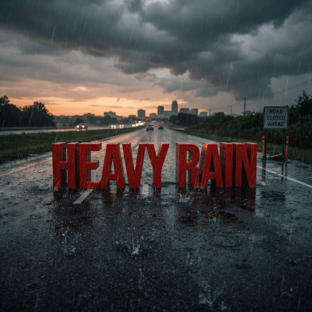 Weather title card: North Carolina Weather: 15-Degree Cool-Down for Labor Day Weekend in Raleigh