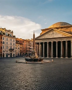 Rome, Italy at golden hour