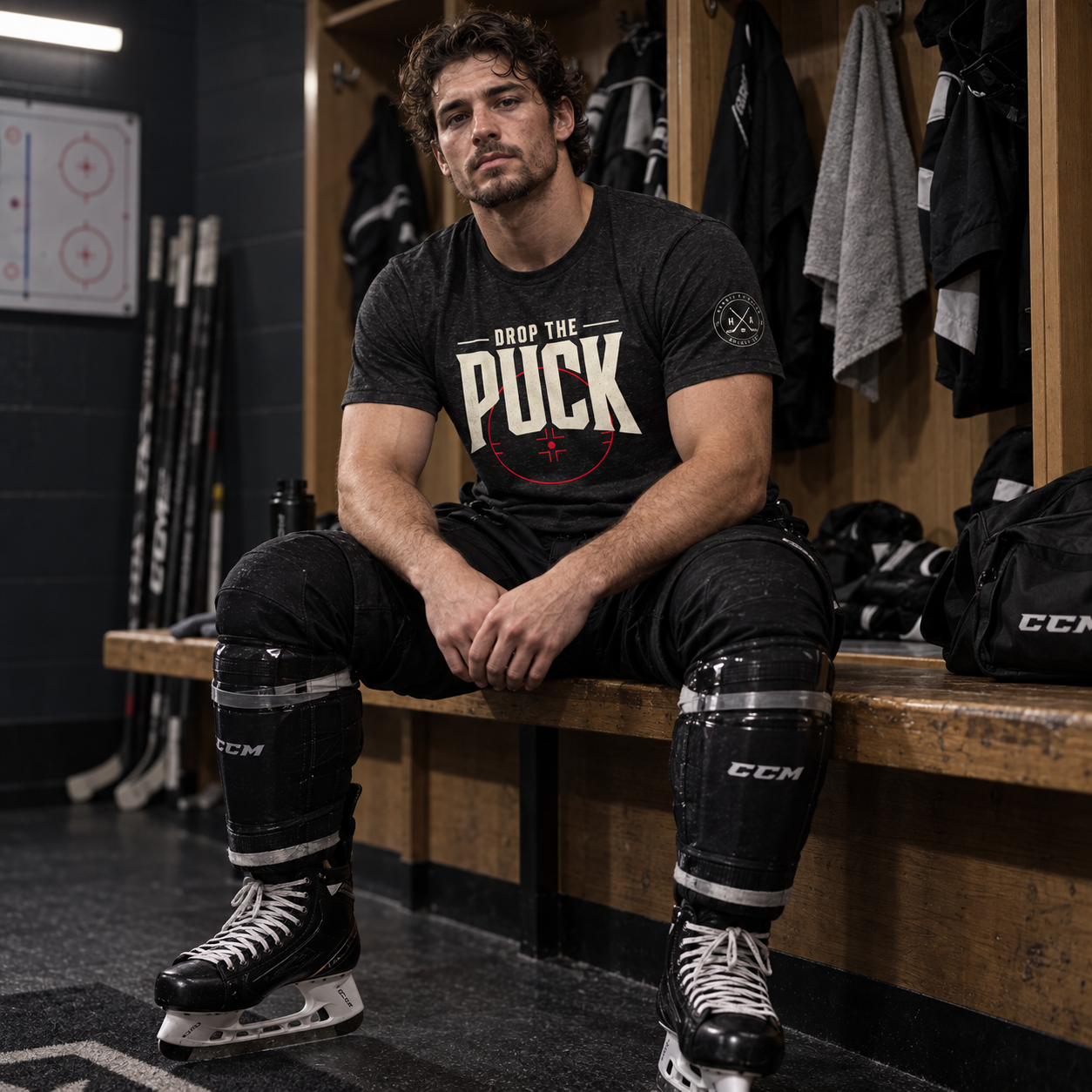 Drop the puck tee