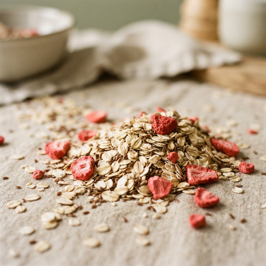Strawberry n' Flax Mix