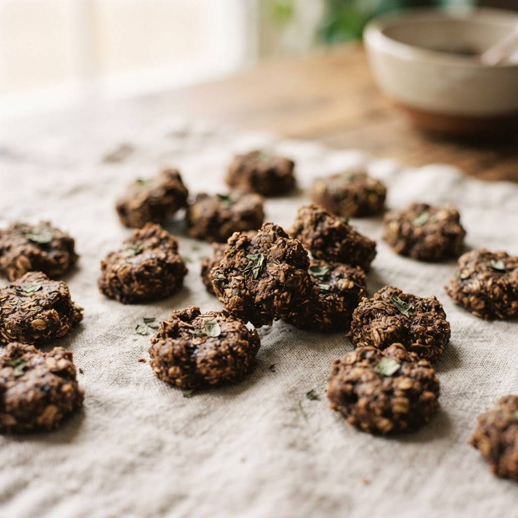 Peppermint & Molasses Drops