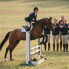 First show, first jump. Proud barn.
