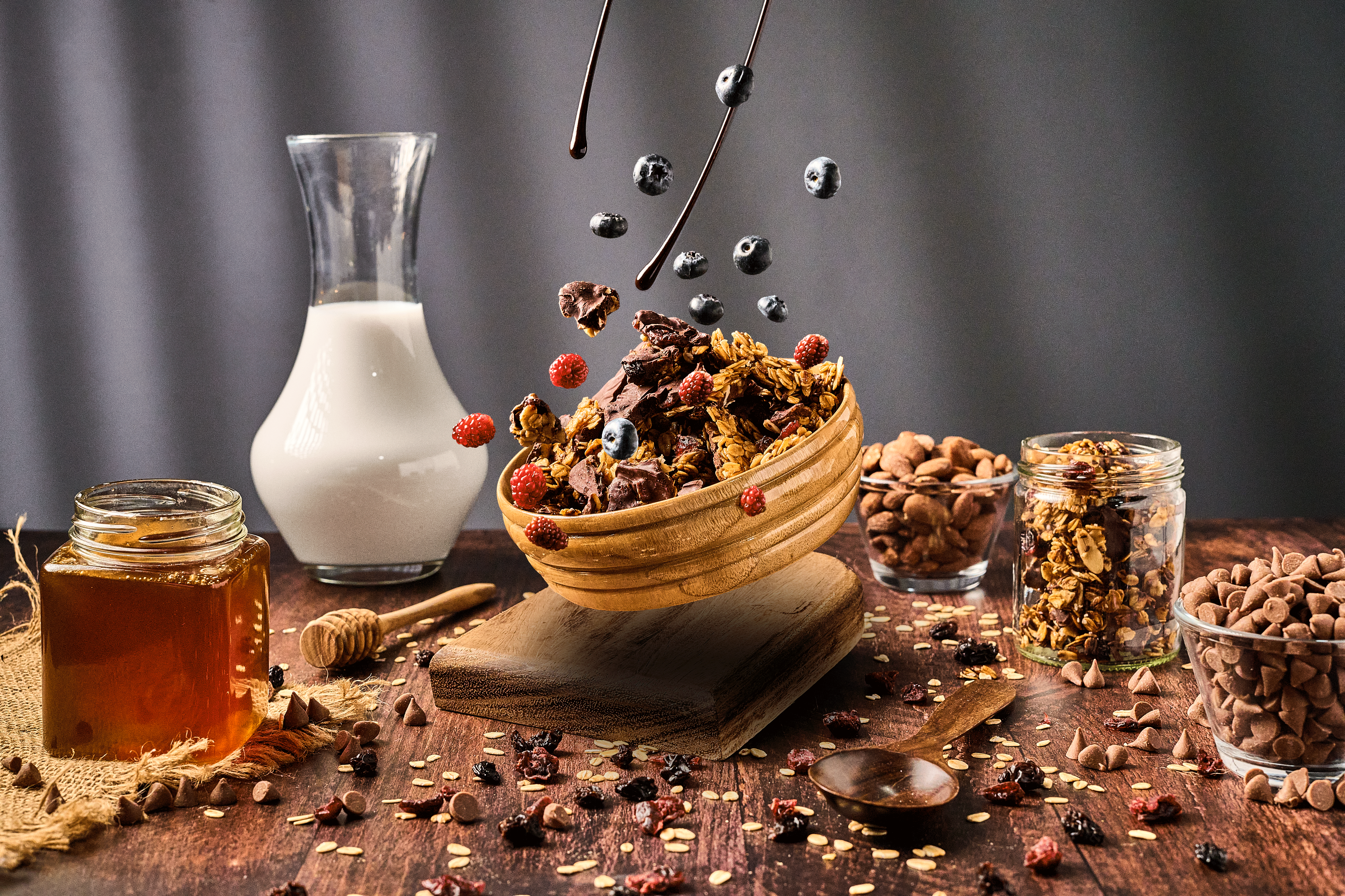 Granola flotante