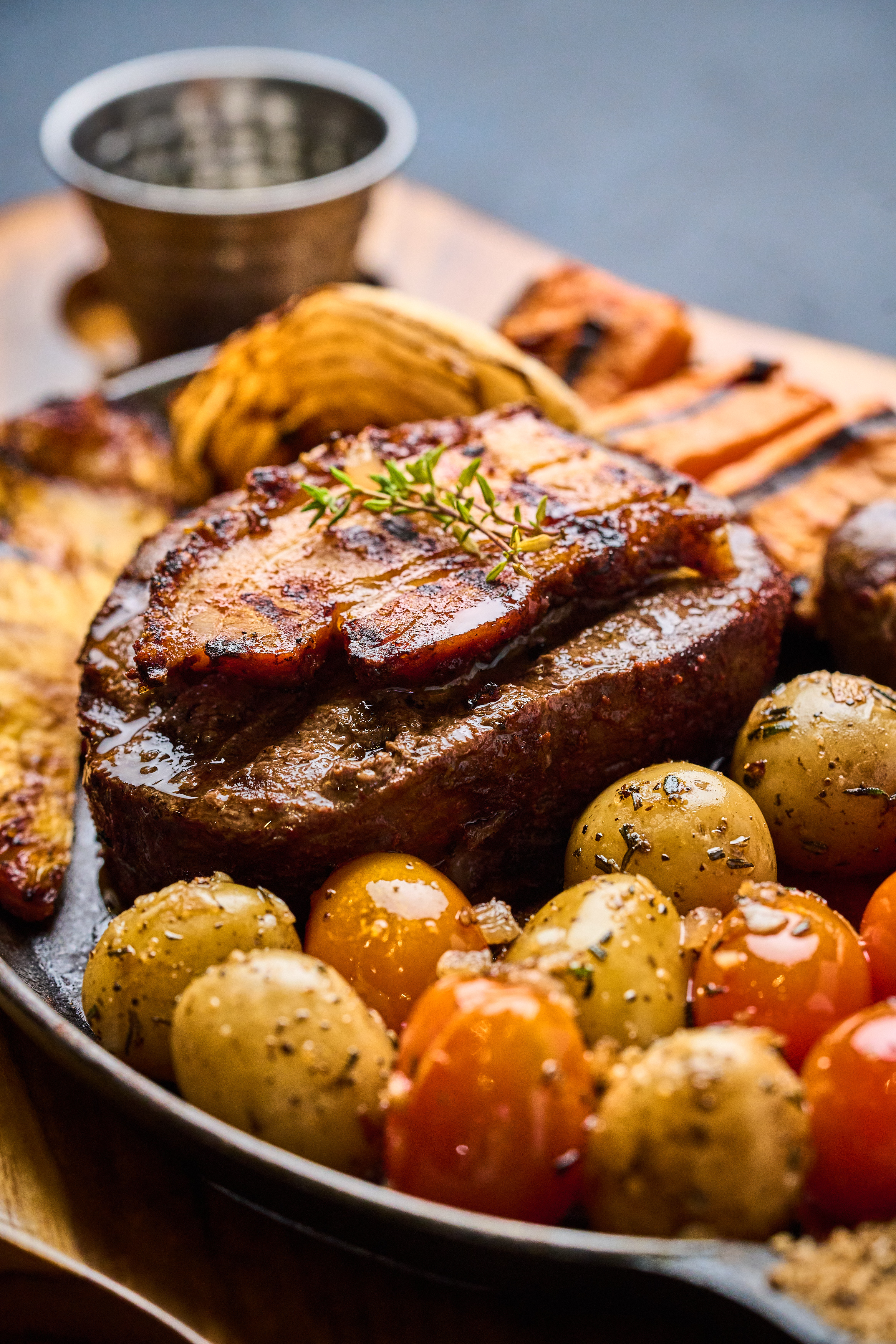 Filete con tocino