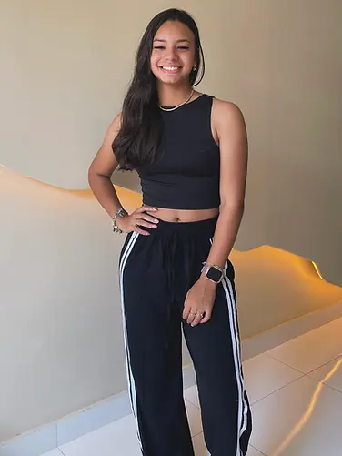 Calça Pantalona com Listras na Lateral