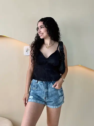 Shorts Jeans Destroyed Kiss Me