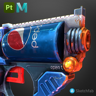 Stylized Pepsi Gun