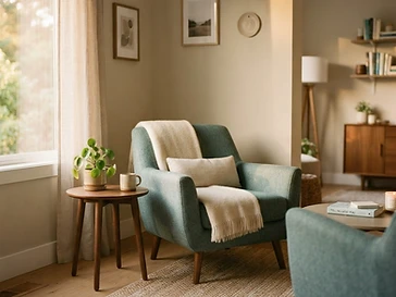 Therapy office interior