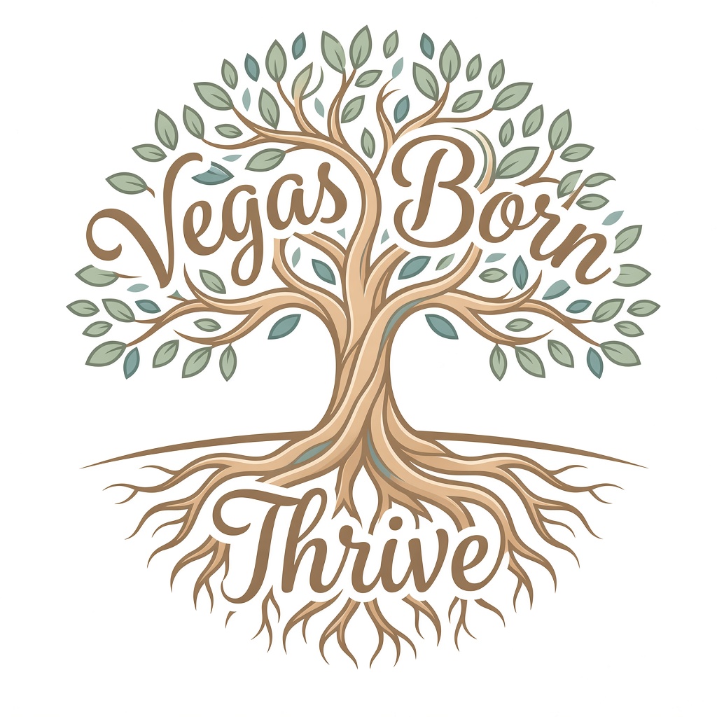 Vegas Born Therapy — Thrive tree logo