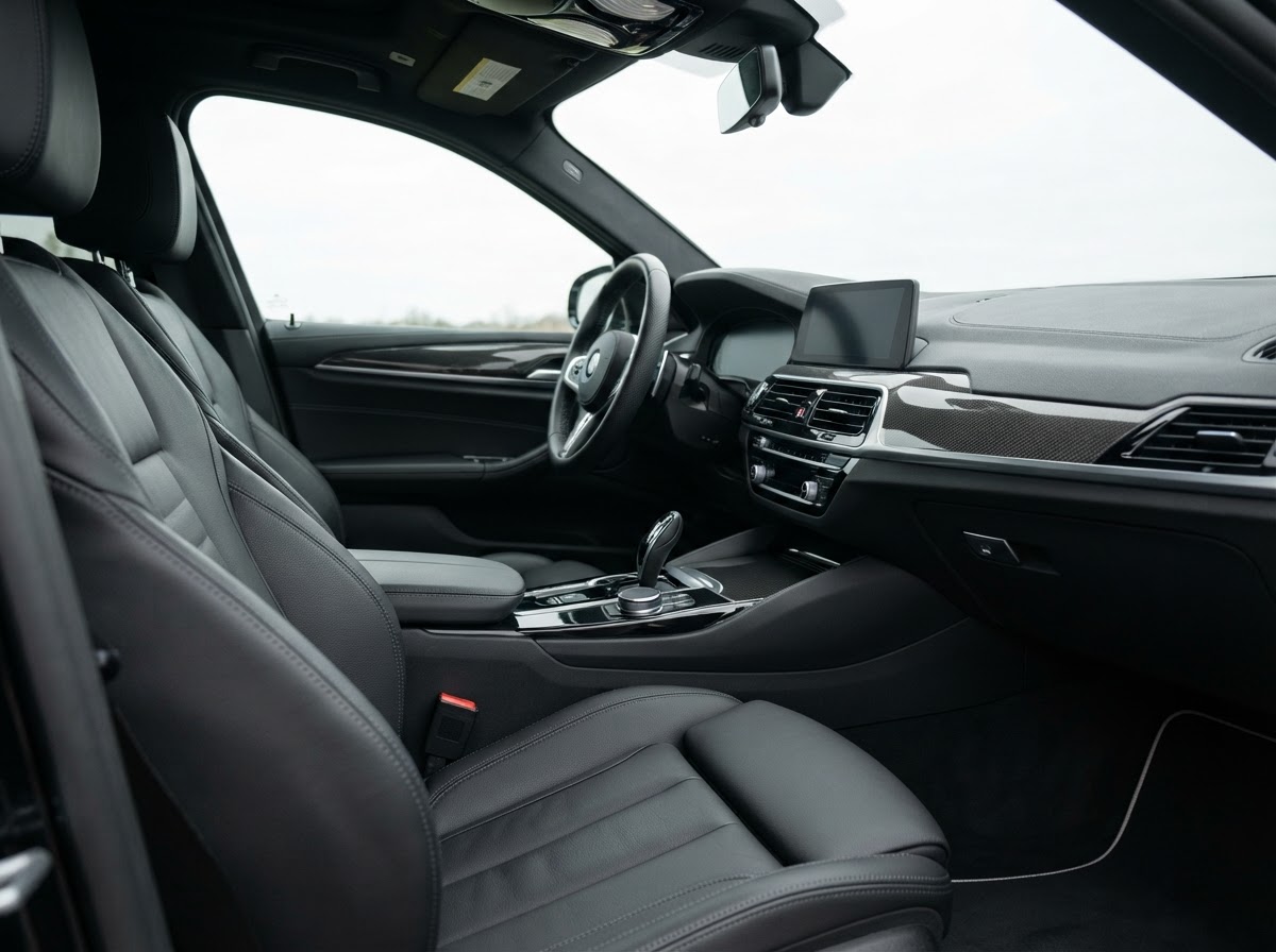 Freshly cleaned car interior