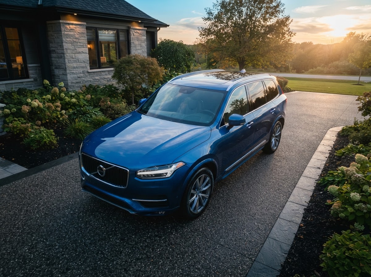 Polished SUV exterior