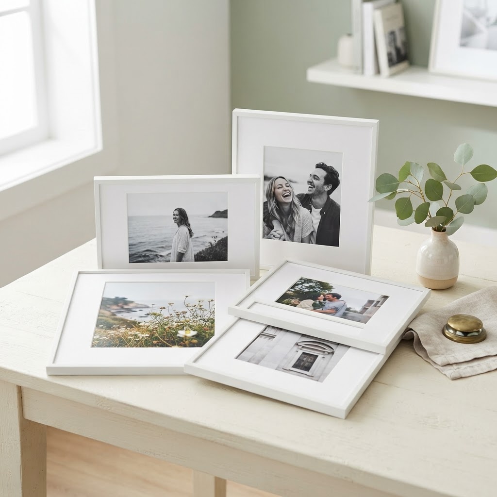 Photo Prints with White Border