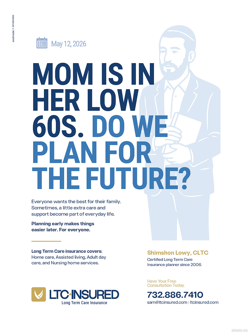 MOM IS IN HER LOW 60S. DO WE PLAN FOR THE FUTURE?