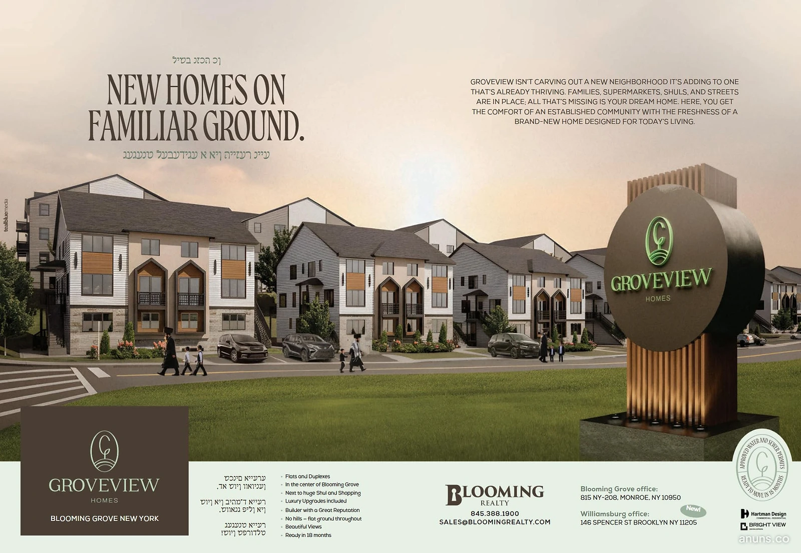 NEW HOMES ON FAMILIAR GROUND.