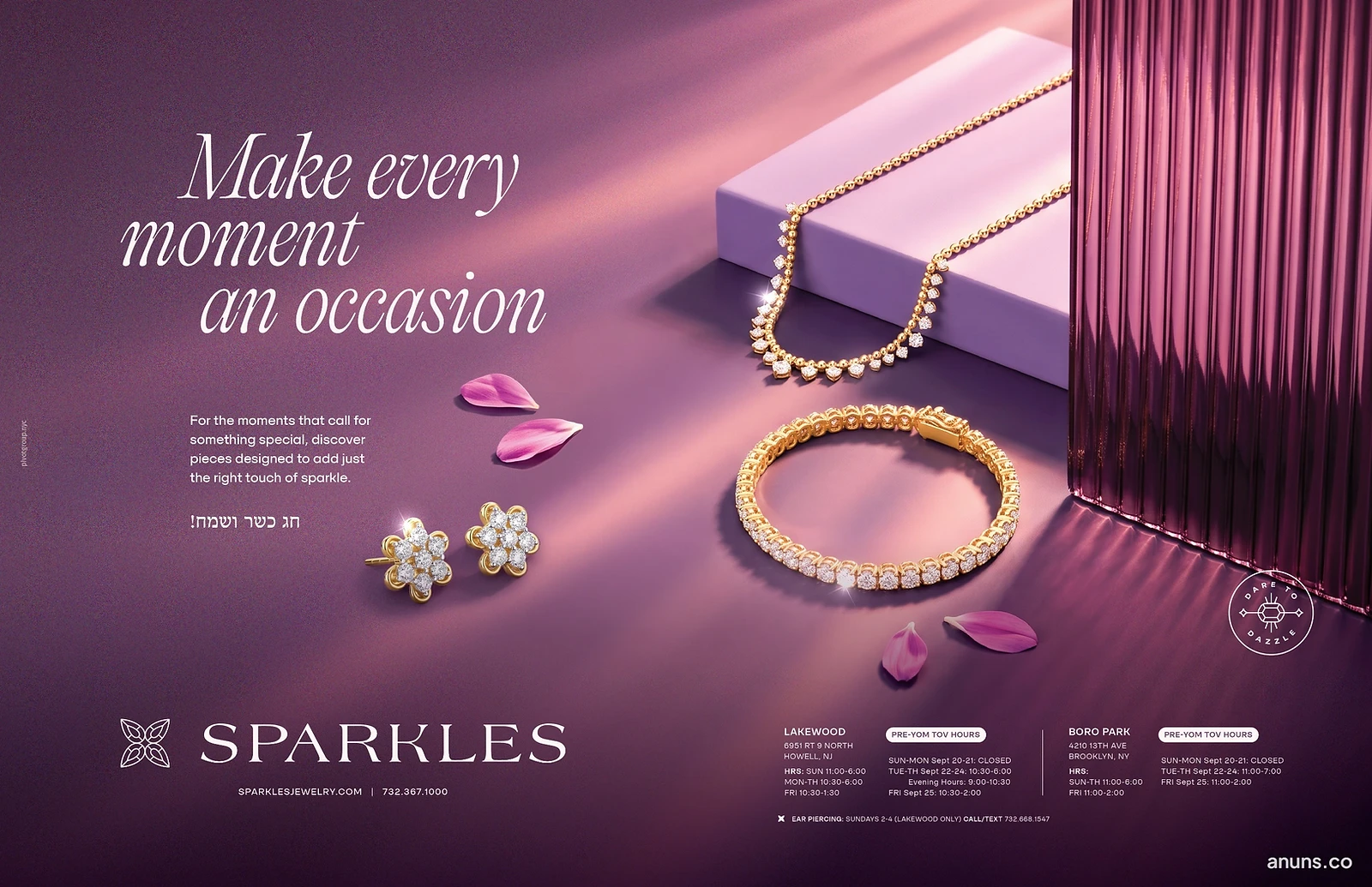 Make every moment an occasion