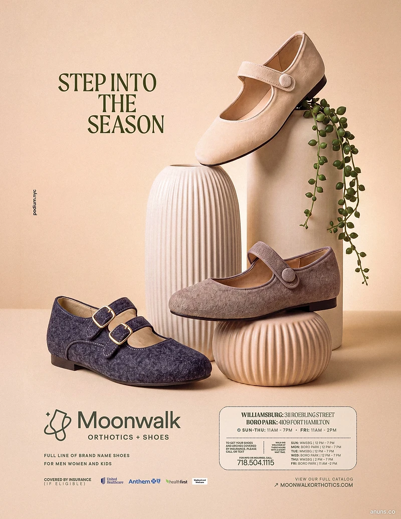 Moonwalk Orthotics + Shoes