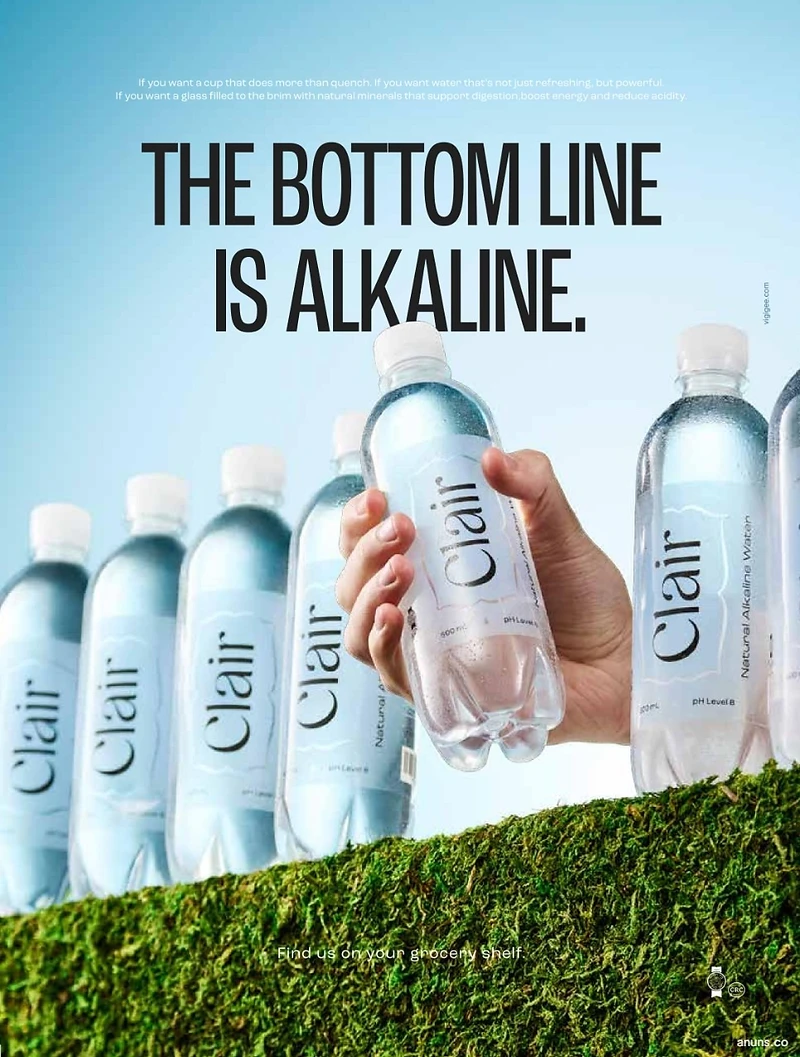 THE BOTTOM LINE IS ALKALINE.