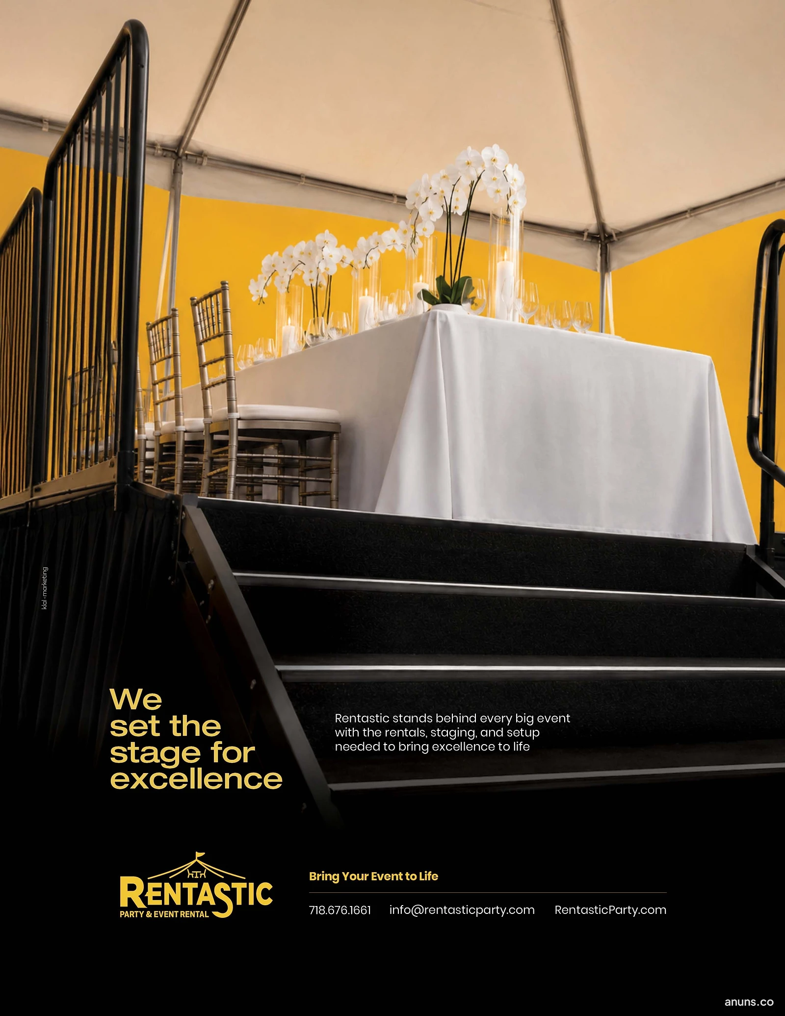 We set the stage for excellence