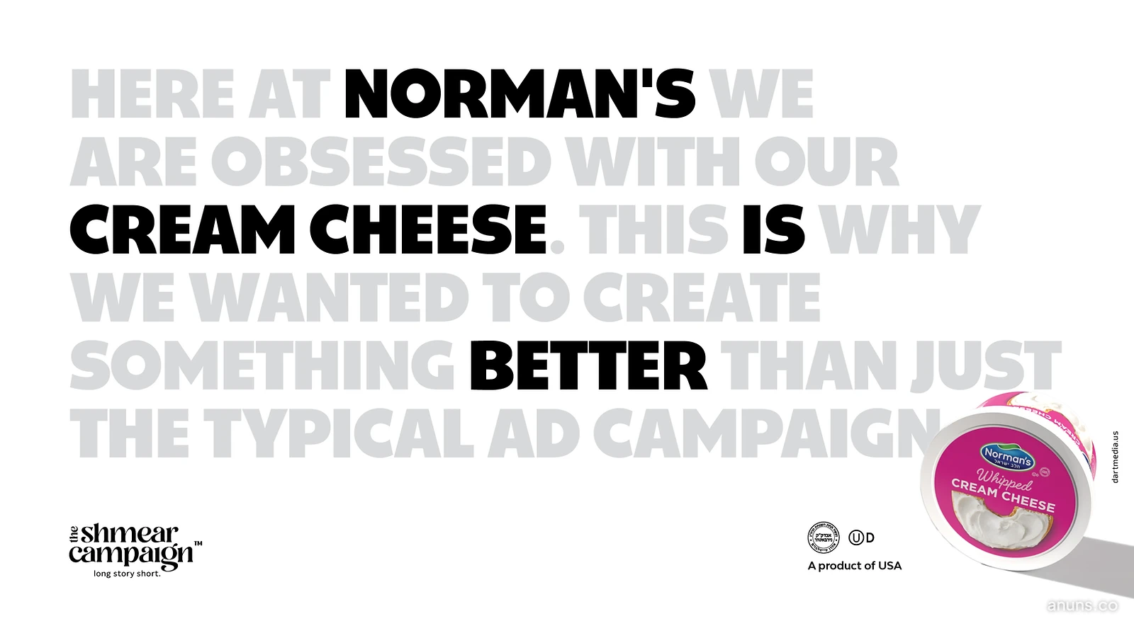 HERE AT NORMAN'S WE ARE OBSESSED WITH OUR CREAM CHEESE.