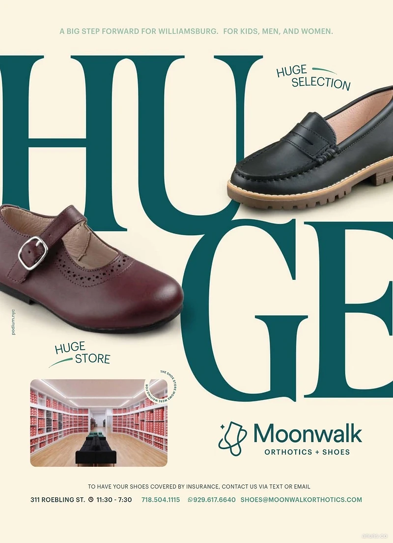 Moonwalk Orthotics + Shoes