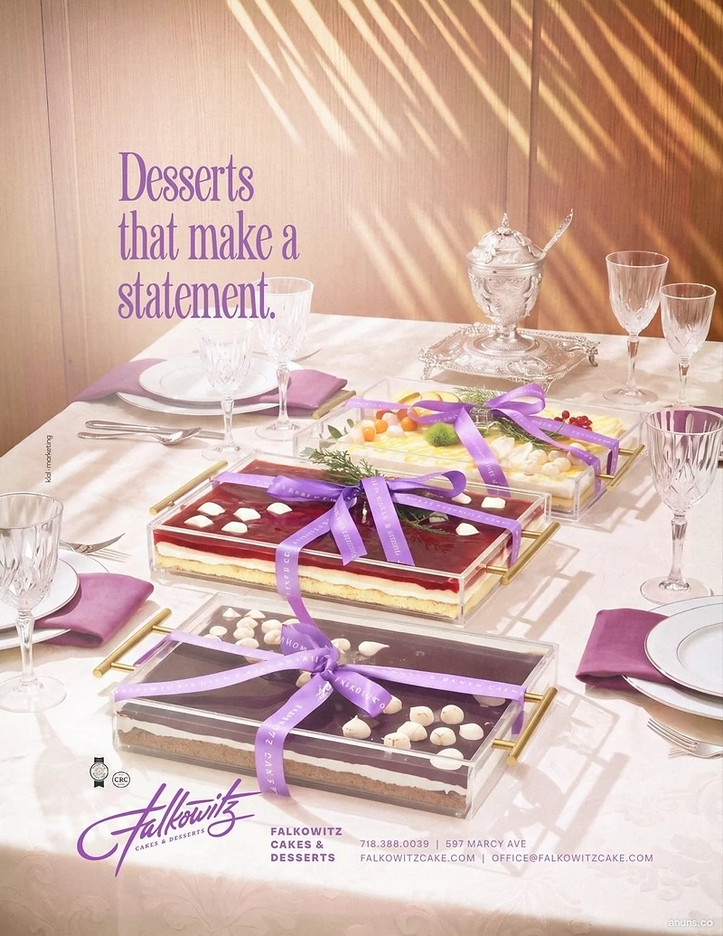 Desserts that make a statement.