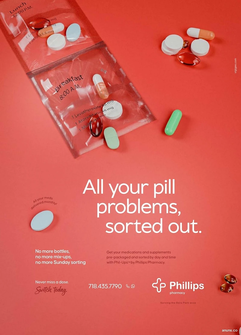 All your pill problems, sorted out.