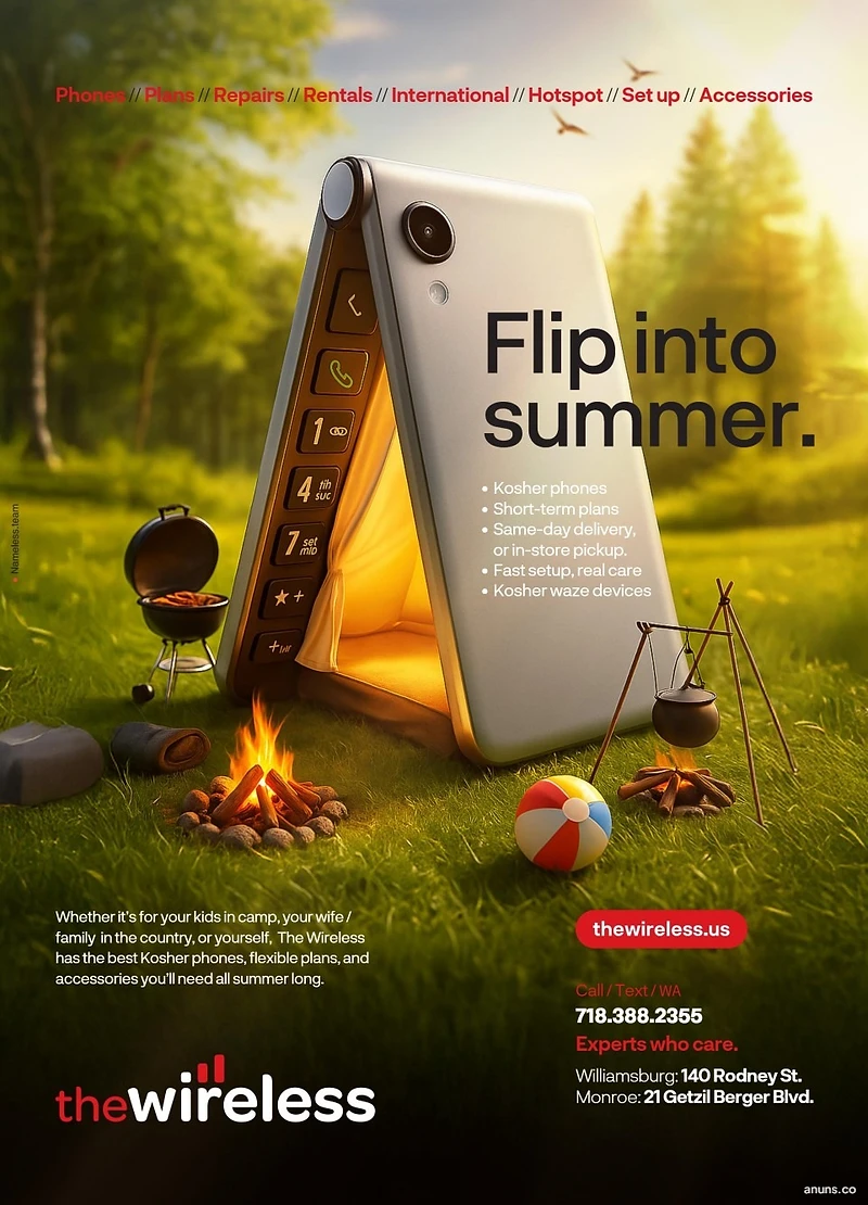 Flip into summer.