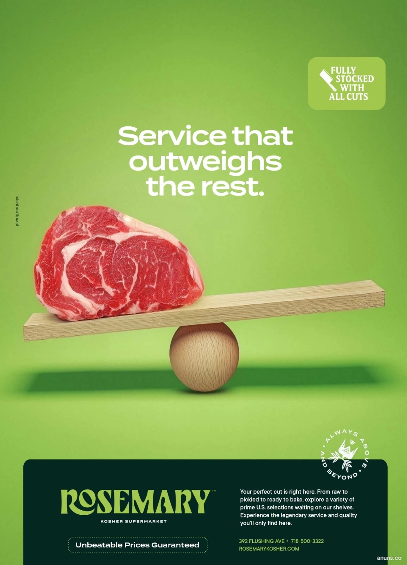 Service that outweighs the rest.