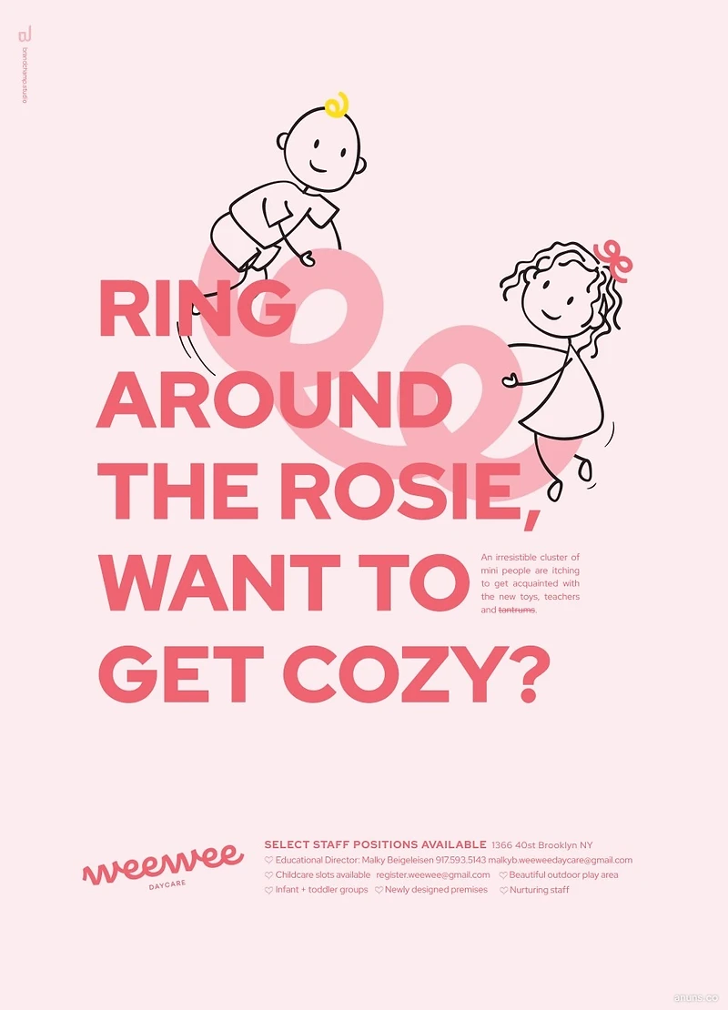 RING AROUND THE ROSIE, WANT TO GET COZY?