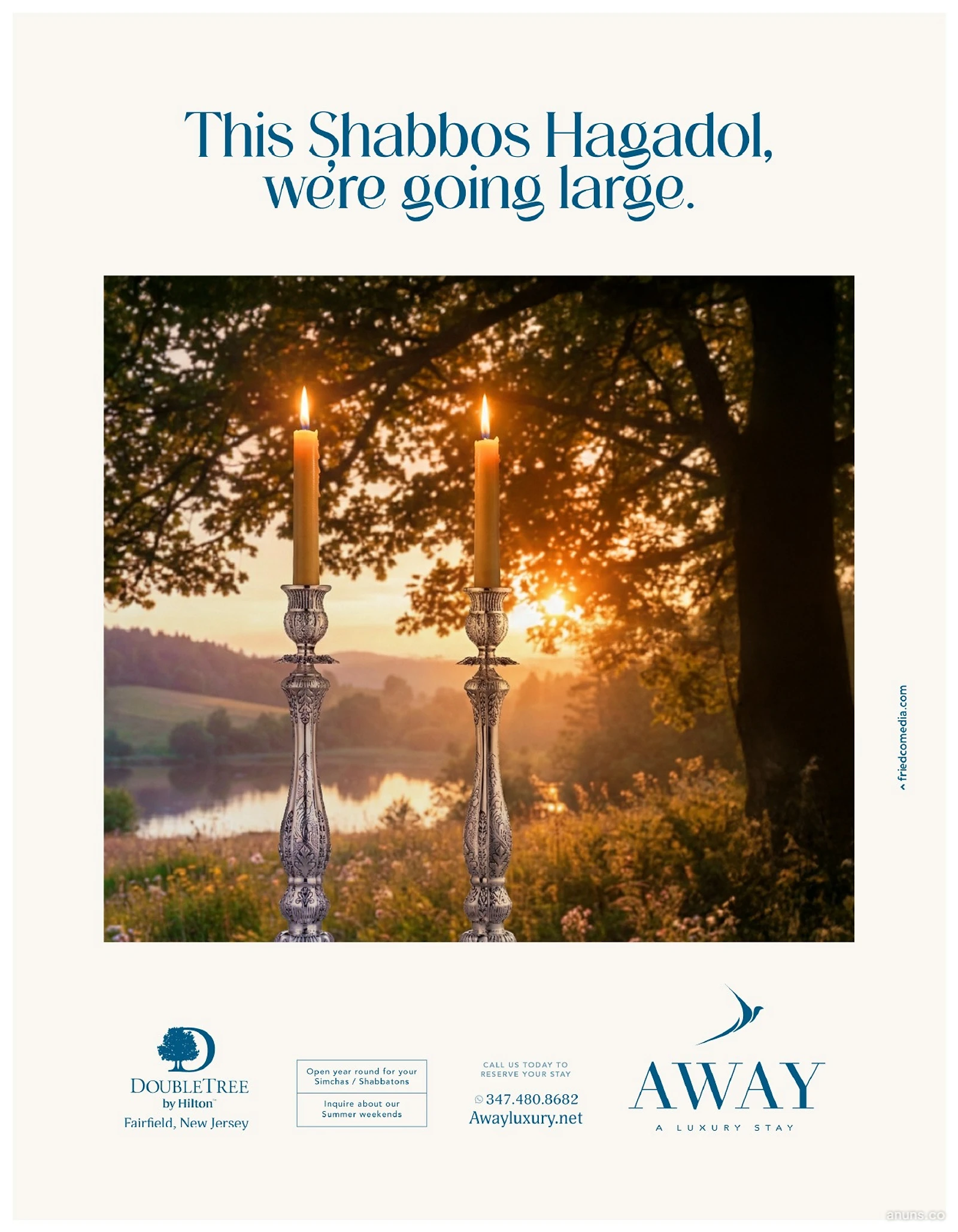 This Shabbos Hagadol, we're going large.