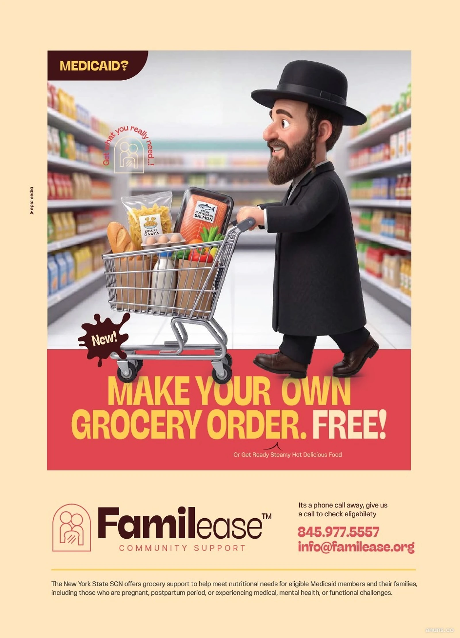 Make your own grocery order. Free!