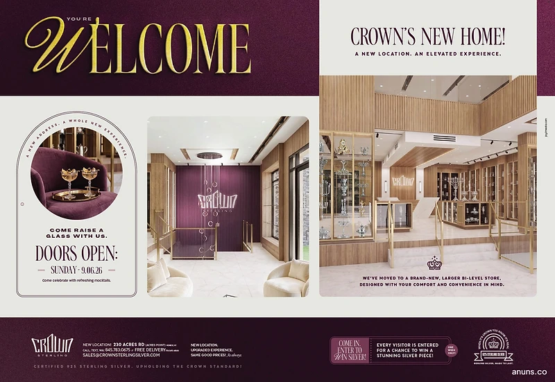 You're Welcome: Crown's New Home!