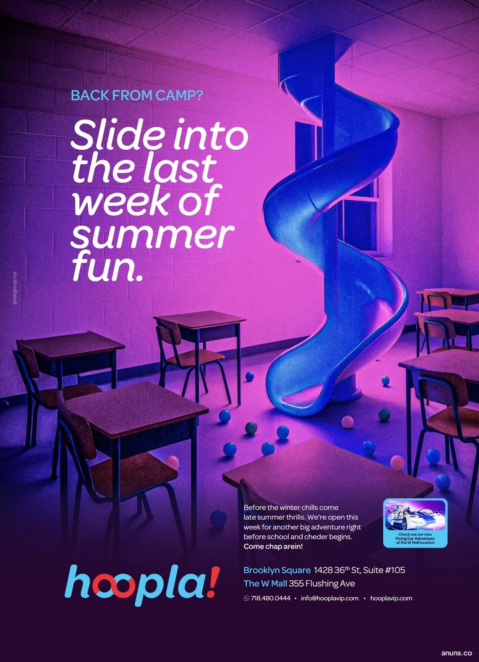 Slide into the last week of summer fun.