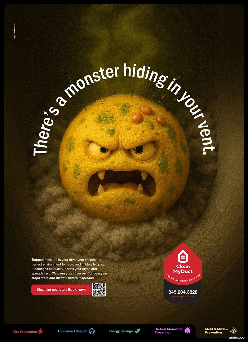 There's a monster hiding in your vent.