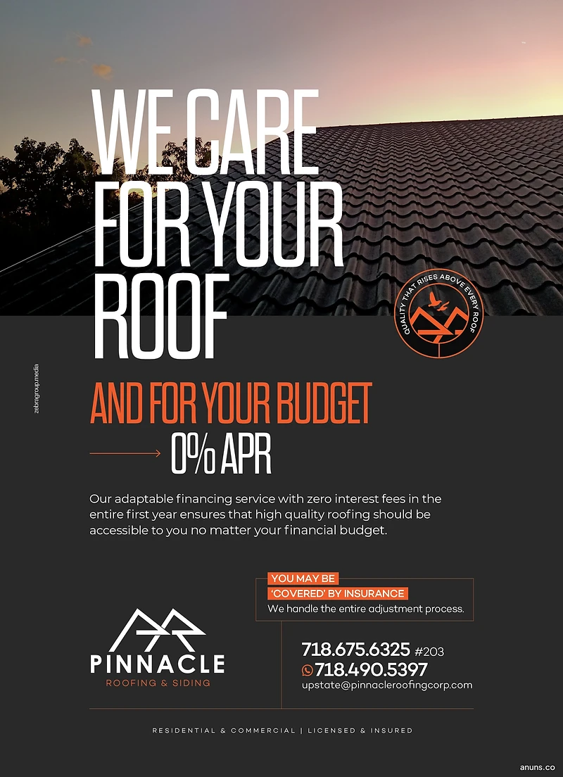 WE CARE FOR YOUR ROOF AND FOR YOUR BUDGET