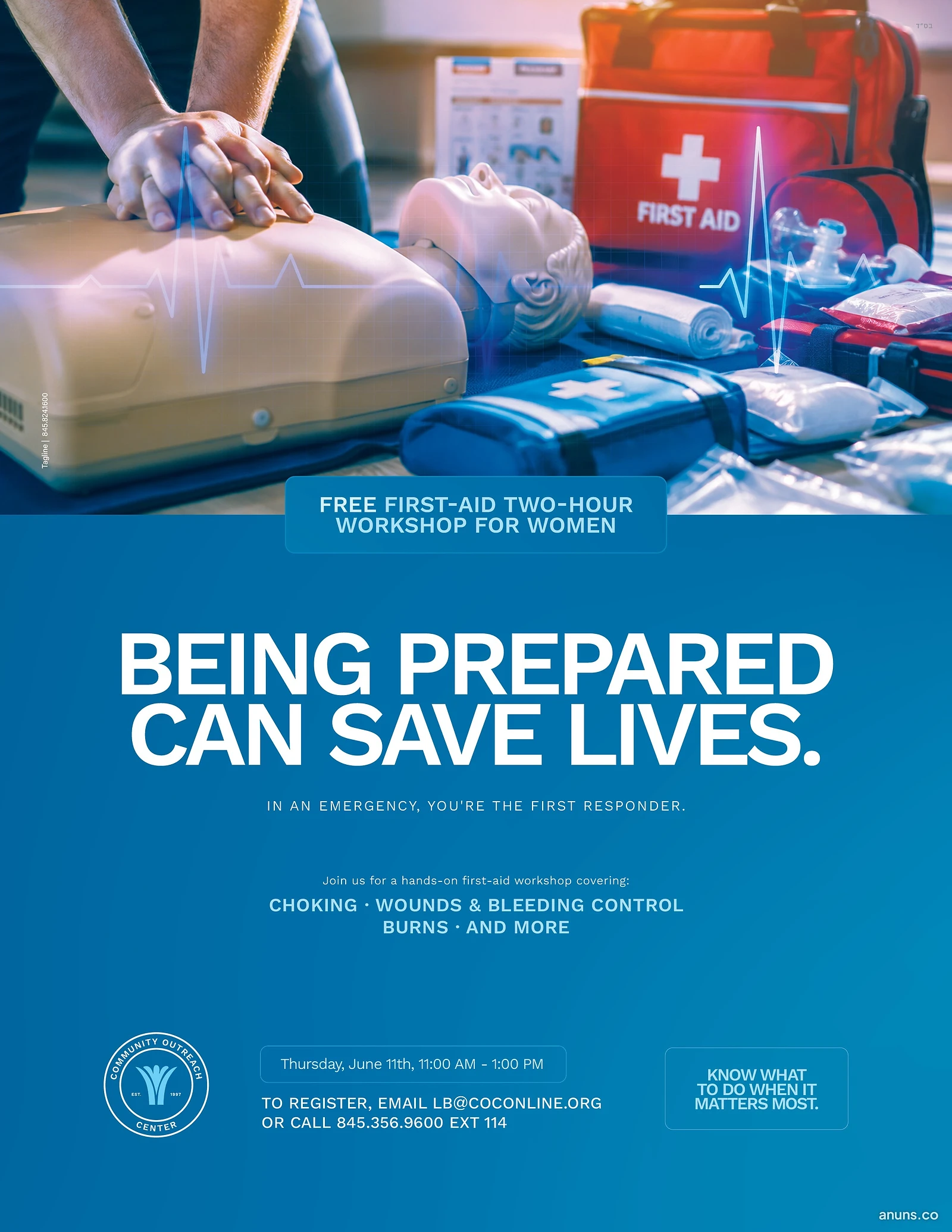 BEING PREPARED CAN SAVE LIVES.